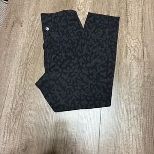 lululemon athletica Black Subtle Leopard Print High-Rise Leggings